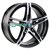 Литой диск Venti 1618 6.5x16 5x108 ET 33 Dia 60.1 (серебристый с полированным ободом)