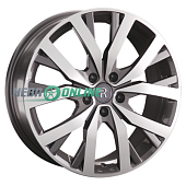 Литой диск Replay A230 8x18 5x112 ET 25 Dia 66.6 (серый темный глянцевый полностью полированнный)