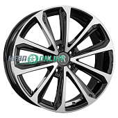 Литой диск Replay JG4 8x19 5x108 ET 40 Dia 63.4 (чёрный глянцевый с полированной лицевой частью)