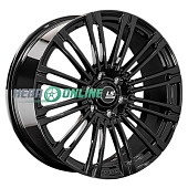 Литой диск LS Forged LS FG18 8x19 6x139.7 ET 25 Dia 106.1 (чёрный глянцевый с полированной лицевой частью)