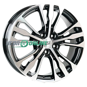 Литой диск RST R 188 7x18 5x114.3 ET 37 Dia 66.5 (черный глянцевый)