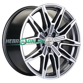 Литой диск Khomen KHW1904 9.5x19 5x112 ET 40 Dia 66.6 (черный глянцевый)