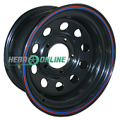 Штампованный диск Off Road Wheels Тойота Ленд Крузер 100 8x16 5x150 ET -24 Dia 113 (черный)