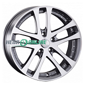 Литой диск LS Wheels LS919 6.5x16 5x114.3 ET 43 Dia 67.1 (серый темный глянцевый полностью полированнный)