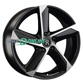 Литой диск Replay LX150 7x18 5x114.3 ET 45 Dia 60.1 (чёрный глянцевый с полированной лицевой частью)