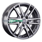 Литой диск LS Wheels LS362 6x16 4x100 ET 50 Dia 60.1 (серый темный глянцевый полностью полированнный)