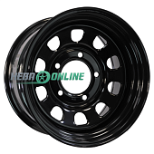 Штампованный диск ZEPP 4х4 Dodge Ram 2500/3500, Hummer H1/H2 Semicircle 9x17 5x165.1 ET  Dia 121 (черный глянцевый)