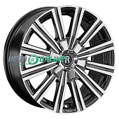 Литой диск Replay KI393 7.5x18 6x114.3 ET 46 Dia 67.1 (чёрный глянцевый с полированной лицевой частью)