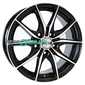 Литой диск NEO 676 6.5x16 5x114.3 ET 45 Dia 67.1 (черный с полированной лицевой частью)