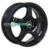 Литой диск Cross Street СR-14 6x16 4x100 ET 37 Dia 60.1 (черный глянцевый)