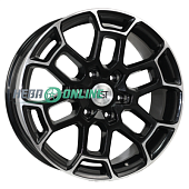 Литой диск RST R072 8.5x20 6x139.7 ET 25 Dia 106.1 (черный глянцевый)