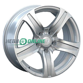 Литой диск LS Wheels LS145 6.5x15 4x98 ET 32 Dia 58.6 (черный полированный с красным ободом)