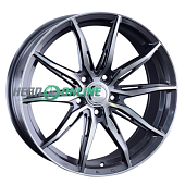 Литой диск LS Wheels LS1055 7x16 5x114.3 ET 42 Dia 67.1 (bkf)