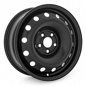 Штампованный диск Trebl X40029 6x15 5x100 ET 40 Dia 57.1 (черный глянцевый)