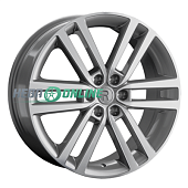 Литой диск Replay KI387 7.5x19 6x114.3 ET 46 Dia 67.1 (серый темный глянцевый с полированной лицевой частью)