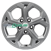 Литой диск Khomen KHW1606 6.5x16 5x114.3 ET 43 Dia 67.1 (серый)