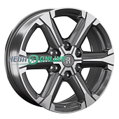 Литой диск Replay CHG28 7.5x18 6x139.7 ET 30 Dia 106.1 (серый темный глянцевый полностью полированнный)