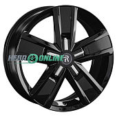 Литой диск Replay VV326 7x17 5x120 ET 55 Dia 65.1 (черный глянцевый)