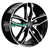 Литой диск Replay LX199 8x18 5x114.3 ET 30 Dia 60.1 (черный матовый с полировкой)