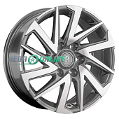 Литой диск Replay TY387 7.5x18 6x139.7 ET 30 Dia 106.1 (серый темный глянцевый полностью полированнный)