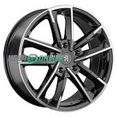 Литой диск Replay MR280 8.5x19 5x112 ET 62 Dia 66.6 (чёрный глянцевый с полированной лицевой частью)