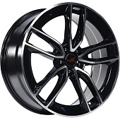 Литой диск LegeArtis Concept MR539 8.5x20 5x112 ET 42 Dia 66.6 (чёрный глянцевый с полированной лицевой частью)