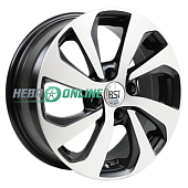 Литой диск RST R 005 6x15 4x100 ET 46 Dia 54.1 (черный глянцевый)