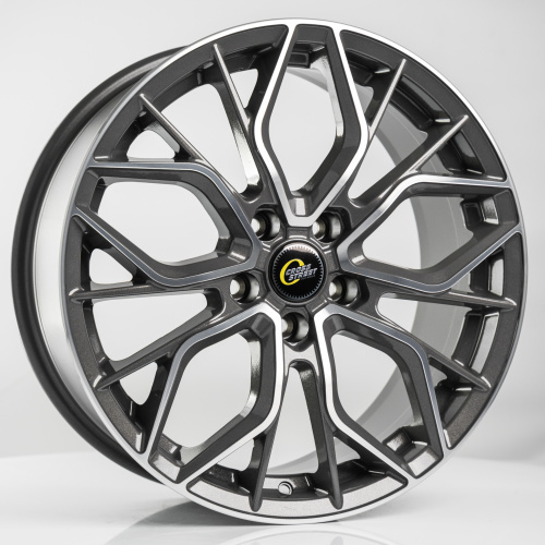 Cross Street СR-19 6.5x16 4x98 ET 38 Dia 58.6 (серый темный глянцевый полностью полированнный)