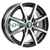 Литой диск Venti 1415 5.5x14 4x98 ET 35 Dia 58.6 (серебристый с полированным ободом)