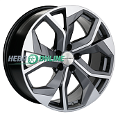 Литой диск Khomen KHW2006 8.5x20 5x112 ET 37 Dia 66.5 (black)