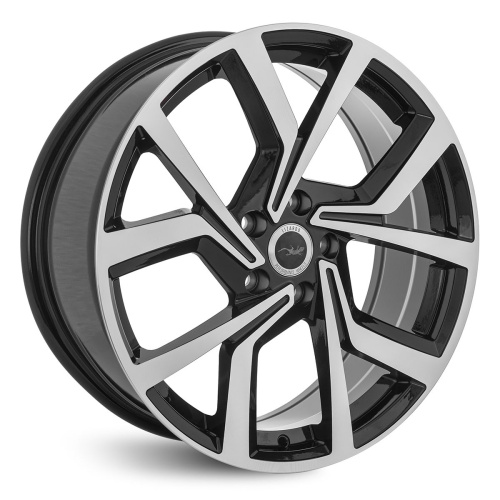 Lizardo XH163 8x19 5x108 ET 45 Dia 67.1 (черный глянцевый полированная лицевая сторона диска)