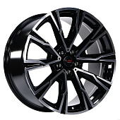 Литой диск LegeArtis Concept B544 10.5x20 5x112 ET 40 Dia 66.6 (чёрный глянцевый с полированной лицевой частью)