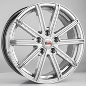 Литой диск Alcasta M64 7x17 5x114.3 ET 45 Dia 54.1 (чёрный глянцевый с полированной лицевой частью)