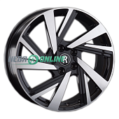 Литой диск Replay NS171 7.5x18 5x114.3 ET 50 Dia 66.1 (чёрный глянцевый с полированной лицевой частью)