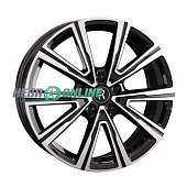 Литой диск Replay SK180 7x18 5x112 ET 43 Dia 57.1 (чёрный глянцевый с полированной лицевой частью)