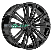 Литой диск Replay LX222 8x20 5x114.3 ET 30 Dia 60.1 (черный глянцевый)