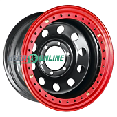 Штампованный диск Off Road Wheels УАЗ с бедлоком 10x16 5x139.7 ET -44 Dia 110 (черный)