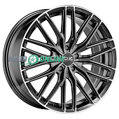 Литой диск OZ Racing Gran Turismo HLT 9.5x20 5x112 ET 35 Dia 75 (графит с полированным ободом)