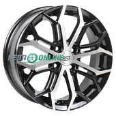 Литой диск RST R 126 6x16 4x98 ET 33 Dia 58.6 (черный глянцевый)