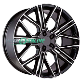 Литой диск Khomen KHW2101 9.5x21 5x112 ET 37 Dia 66.6 (black-fp)