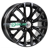 Литой диск RST R 015 6x15 4x100 ET 48 Dia 54.1 (черный глянцевый)