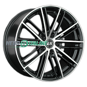 Литой диск LS Wheels LS480 7.5x17 5x114.3 ET 45 Dia 73.1 (чёрный глянцевый с полированной лицевой частью)