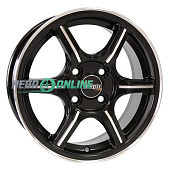 Литой диск Tech Line 433 5.5x14 4x98 ET 38 Dia 58.6 (серебристый с полированным ободом)