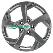 Литой диск Khomen KHW1712 7x17 5x112 ET 43 Dia 57.1 (серебристый глянцевый)
