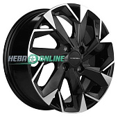 Литой диск Khomen KHW1402 5.5x14 4x98 ET 35 Dia 58.5 (черный глянцевый)
