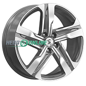 Литой диск КиК КР004 7.5x19 5x114.3 ET 53 Dia 67.1 (diamond gloss graphite)