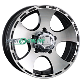 Литой диск LS Wheels LS795 7x16 5x139.7 ET 5 Dia 108.5 (bkf)