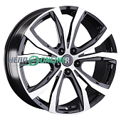 Литой диск Replay MR274 8x18 5x112 ET 56 Dia 66.6 (чёрный глянцевый с полированной лицевой частью)