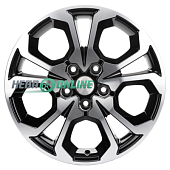Литой диск Khomen KHW1711 6.5x17 5x114.3 ET 50 Dia 67.1 (серый)