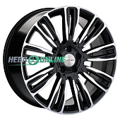 Литой диск Khomen KHW2004 8.5x20 5x108 ET 45 Dia 63.4 (черный глянцевый)
